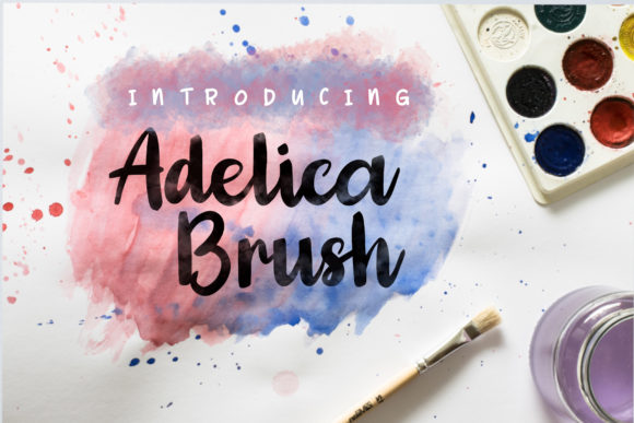 Adelica Brush Font for Feminine Editorial Design