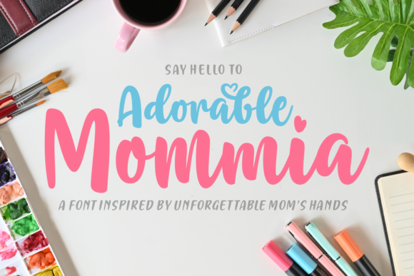 Adorable Mommia Font for Whimsical Handmade Designs