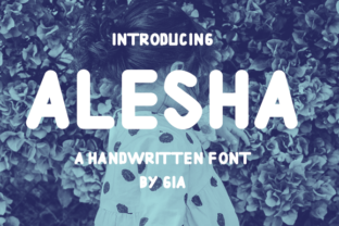 Alesha Font: Elevating Editorial Design with Handwritten Charm