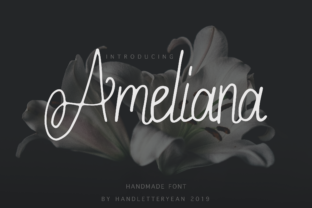 Ameliana Font: Natural Handwritten Style for Small Business Branding