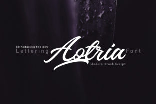 Aotria Font Review: Elegant Script for Branding