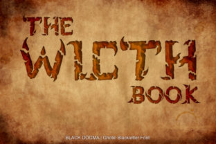 Black Dogma Font: Gothic Typography for Dark Web Design
