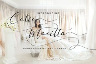 Calia Macitta Font for Editorial Design and Publishing