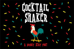 Cocktail Shaker Font Review: Whimsical Serif for Branding