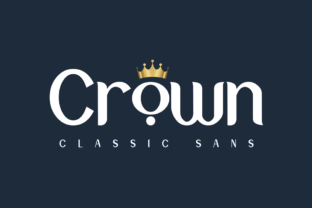 Crown Font: Modern Sans Serif for Branding & Logos