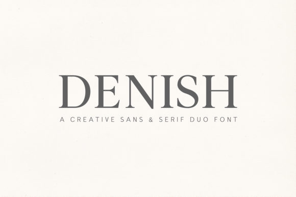 Denish Font Review for Editorial Design