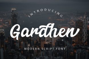 Gadhen Script Font for Handmade Products and Branding
