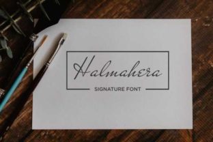 Halmahera Font: Elevating Campaign Visuals with Handmade Script