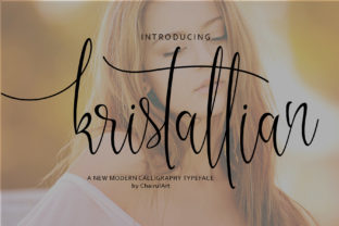 Kristallian Script Font for Small Business Branding