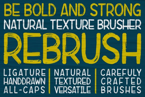 Rebrush Font Review: Organic Branding for Small Business