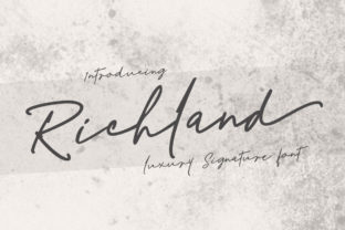 Richland Font: Elevating Campaign Visuals with Elegant Script