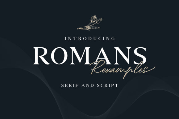 Romans Rexamples Duo Font for Editorial Design
