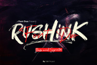 Rushink Duo Font: Modern Editorial Typography