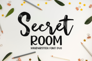 Secret Room Duo Font for Playful Marketing Graphics