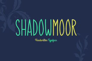 Shadowmoor Font: Handwritten Charm for Makers