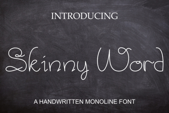 Skinny Word Font: A Web Designer’s Layout Test