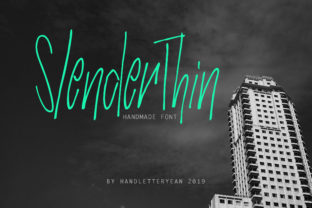 Slender Thin Font: Bold Script for Campaign Visuals