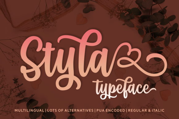 Styla Font Review: Bold Handwritten Style for Small Business Branding