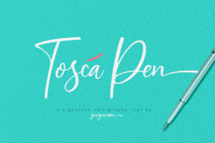 Tosca Pen Script Font for Small Business Branding