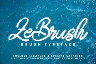 ZeBrush Font: Elevating Editorial Design with Modern Script